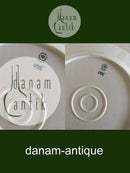 皇家哥本哈根白色半花边圆形餐盘