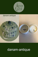 Royal Copenhagen Blue Fluted Plain Butter Bowl from "Solbjerg" Dairy