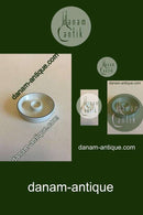 Royal Copenhagen Fayence Blau Rand Deckel