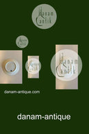 Royal Copenhagen Juliane Marie, Hvid Frokosttallerken med gennembrudt kant