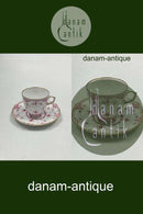 ロイヤルコペンハーゲン ミュゼルマレットパープル ゴールドエッジ ヘルブロンド モカ カップ＆ソーサー