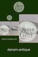 Royal Copenhagen Hvid Halvblonde lågfad uden låg.