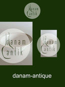 皇家哥本哈根白色多米诺深盘/雅玛尔碗 No 14926