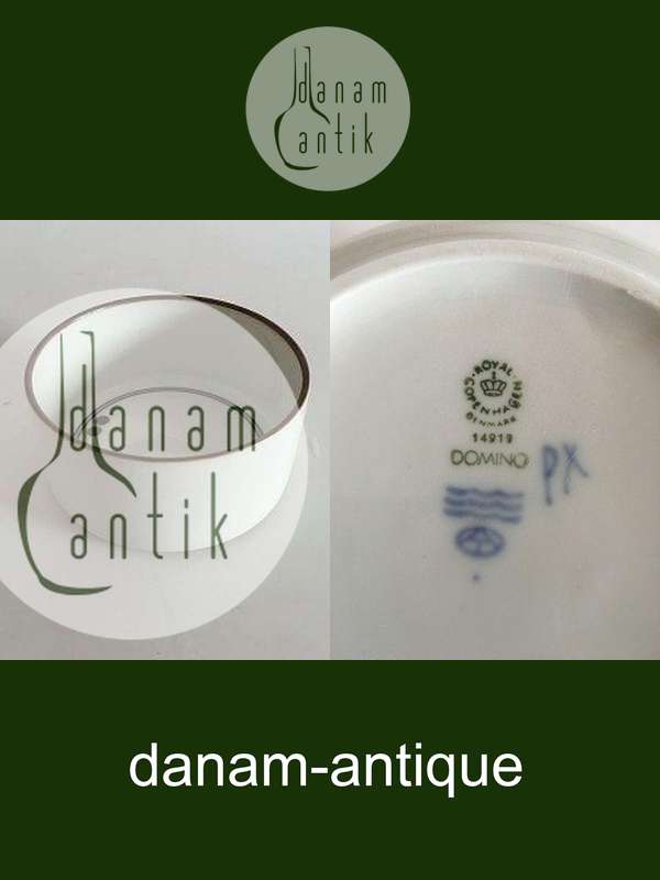 Royal Copenhagen Brun Domino skål No 14919