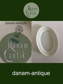 Royal Copenhagen Hvid Vifte Ovalt Fad No. 11507