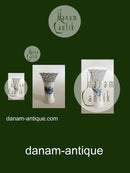 Royal Copenhagen "Blue Flower Braided" Vase with Lace Border