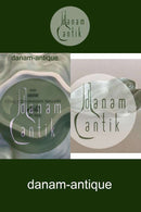 Royal Copenhagen Hellgrüne Concylie-Schale Nr. 5351 Limitierte Auflage Nr. 89/500