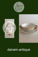 Royal Copenhagen Flora Danica Bouillon cup with saucer No 3612