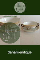 Royal Copenhagen Flora Danica Bouillon cup with saucer No 3612.