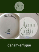 皇家哥本哈根Flora Danica午餐盘（编号3554，带穿孔边缘