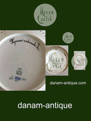 ロイヤルコペンハーゲン フローラダニカ ランチプレート No3554 リム部分に透かし彫りが施されています。