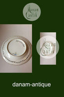 Royal Copenhagen Flora Danica Speiseteller mit durchbrochenem Rand Nr. 3554