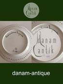 Royal Copenhagen Flora Danica Middagstallerken med gennembrudt kant No 20/3553