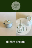 Royal Copenhagen Grethe Meyer Blauer Rand Soßenschüssel mit Deckel Nr. 3085A