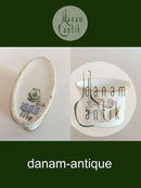 Royal Copenhagen Braun Iris Zahnstocher Halter / Teetick Halter Nr. 2849