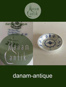 Royal Copenhagen Blaue kannelierte Olivenschüssel Nr. 2239