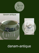 Royal Copenhagen Blaue Blume Geschweißte Bouillonschüssel und Untertasse Nr. 1872