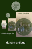 皇家哥本哈根绿花焊接咖啡杯和碟子 No 1870