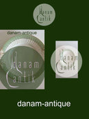 Royal Copenhagen Grüner geschweißter runder Kuchenteller Nr. 1864