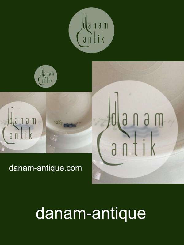 Royal Copenhagen Fuld Saksisk Blomst Dybtallerken No 1616