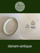 Royal Copenhagen grün geschweißt große ovale Schale Nr. 1558