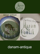 Royal Copenhagen Blue Fish Plate with Gold No 1212/3002