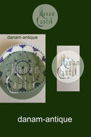 Early Royal Copenhagen Blue Fluted Full Lace Flat Plate with pierced border No 1/1085