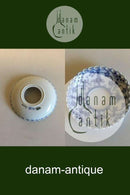 Royal Copenhagen Blau-Weißer Kerzenständer Nr. 1009