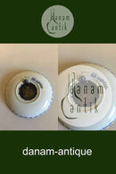 Royal Copenhagen Blue Fluted Full Lace Candle Drip Cup with 2-Crown coin with Frederik VIII, 1912. No 1009