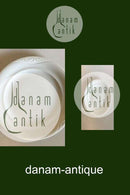 皇家哥本哈根白玉兰带无釉浮雕餐盘No 627