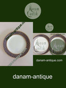 Royal Copenhagen Liselund Mørkeblå Frokosttallerken No 622