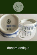 Royal Copenhagen Blue Fluted Half Lace Sugar Bowl (without lid) No 605