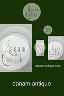 Royal Copenhagen Blue Fluted Red Ruby/Pink with Gold Edge Half Lace Lunch Plate No 2/572