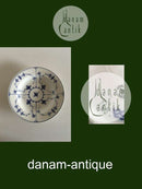 Royal Copenhagen Musselmalet Riflet Dyb Tallerken No. 165