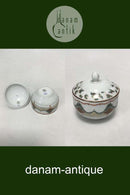 ロイヤルコペンハーゲン クリスマス・ジョイ シュガーボウル 磁器製 ヤドリギの形をした装飾付き