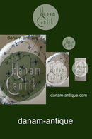 Royal Copenhagen Musselmalet Riflet Stor Sættebakke fra 1850-1870