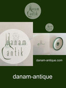 Royal Copenhagen Grøn Tranquebar Ovalt Serveringsfad No.927