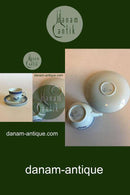 Royal Copenhagen/Aluminia Blå Tranquebar Kaffekop og underkop No 11/956