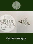 Royal Copenhagen Braun Tranquebar Verteilerpalette Nr. 1403