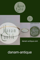 Royal Copenhagen Gold Fan Oval Tray No 11564