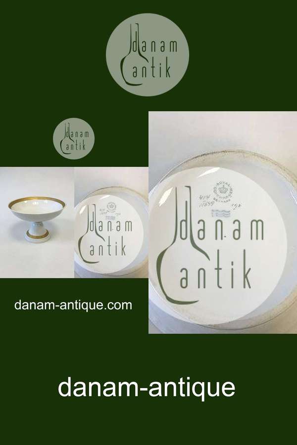 Royal Copenhagen Guld Vifte Skål Opsats No 11549