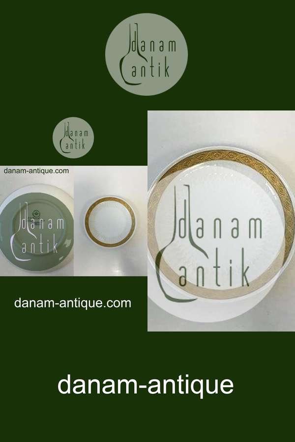 Royal Copenhagen Guld Vifte Kage Tallerken No 11533