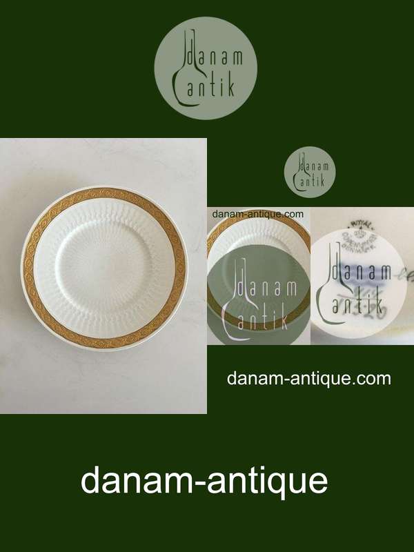 Royal Copenhagen Guld Vifte Frokosttallerken No 11520