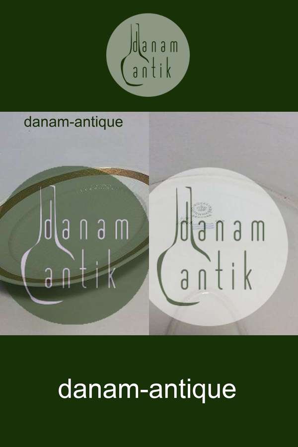 Royal Copenhagen Guld Vifte Ovalt Fad No. 11508