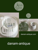 Royal Copenhagen Weißer Fächer Mokkatasse und Untertasse Nr. 11538