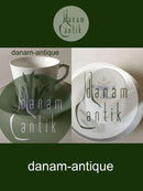 Royal Copenhagen Art Nouveau Mocha Cup and Saucer Unique signed by Oluf Jensen