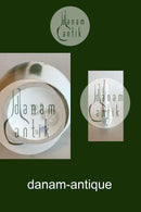 Royal Copenhagen Hvid Vase med Dorothealiljer