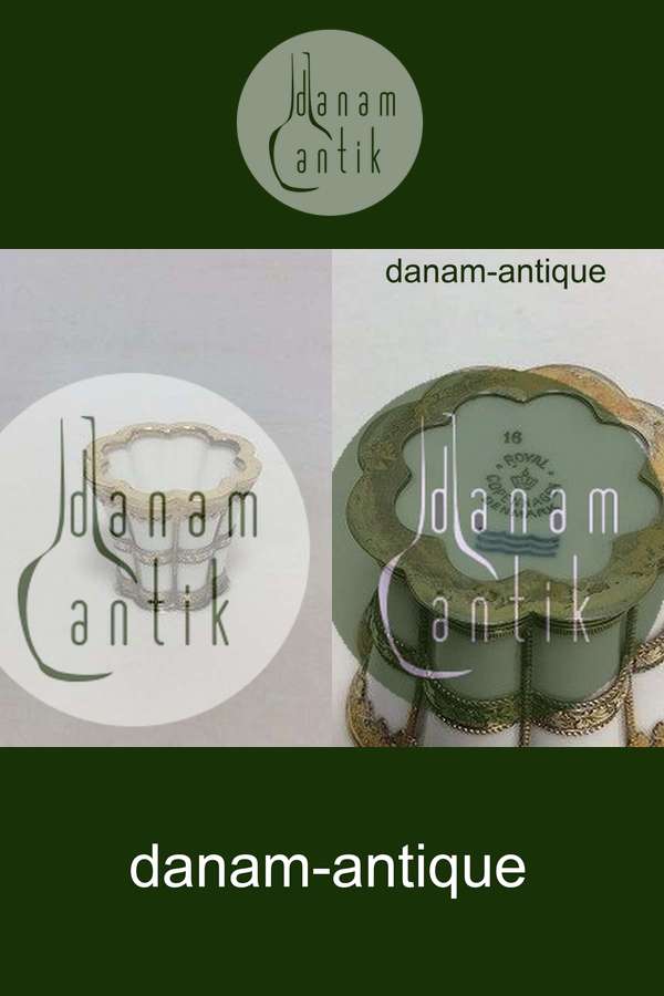 Royal Copenhagen Anton Michelsen Hvidt Margrethe Bæger i Porcelæn og Sterling Sølv