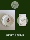 Royal Copenhagen Saxon Flower light large round tray