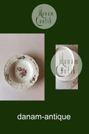 Royal Copenhagen Saksisk Blomst Dyb Tallerken i luksusmodel med gennembrudt kant.